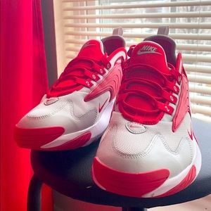 Red & White Nike ZM air 2000